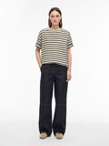 Product image thumbnail - ROUND NECK OVERSIZED T-SHIRT, Birch | 4