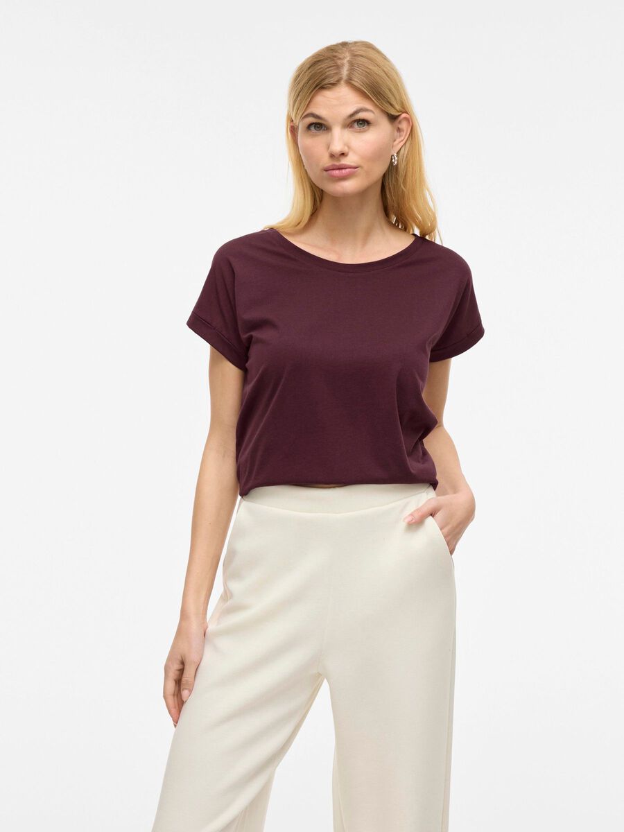 VILA VIDREAMERS CUELLO REDONDO CAMISETA, Fig, highres - 14083083_Fig_003.jpg