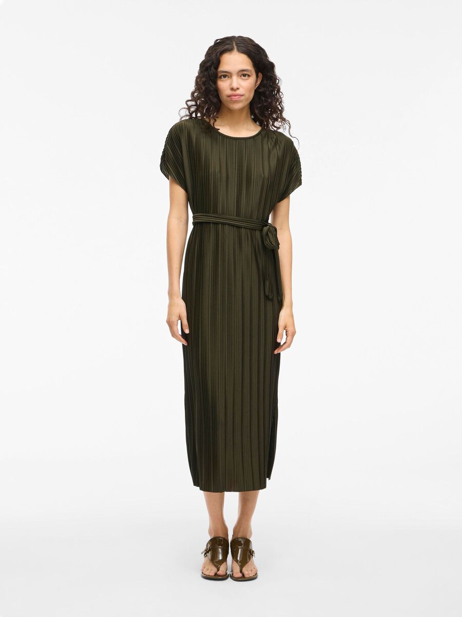 VILA VITAHLIA SHORT SLEEVED MIDI DRESS, Deep Depths, highres - 14108027_DeepDepths_003.jpg