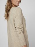 Vila LONG SLEEVED KNITTED DRESS, Natural Melange, highres - 14042768_NaturalMelange_007.jpg