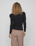 Vila À ENCOLURE CARRÉE BLOUSE À MANCHES LONGUES, Black, highres - 14091425_Black_004.jpg