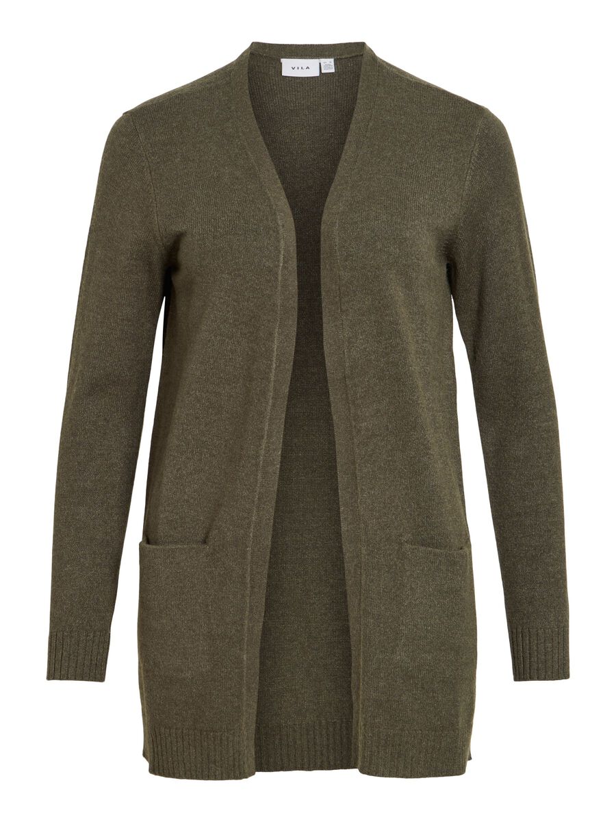 Product carousel image - VIRIL BASIC STRICK STRICKJACKE, Forest Night | 2