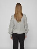 Vila DETAILED KNITTED CARDIGAN, Light Grey Melange, highres - 14090230_LightGreyMelange_004.jpg