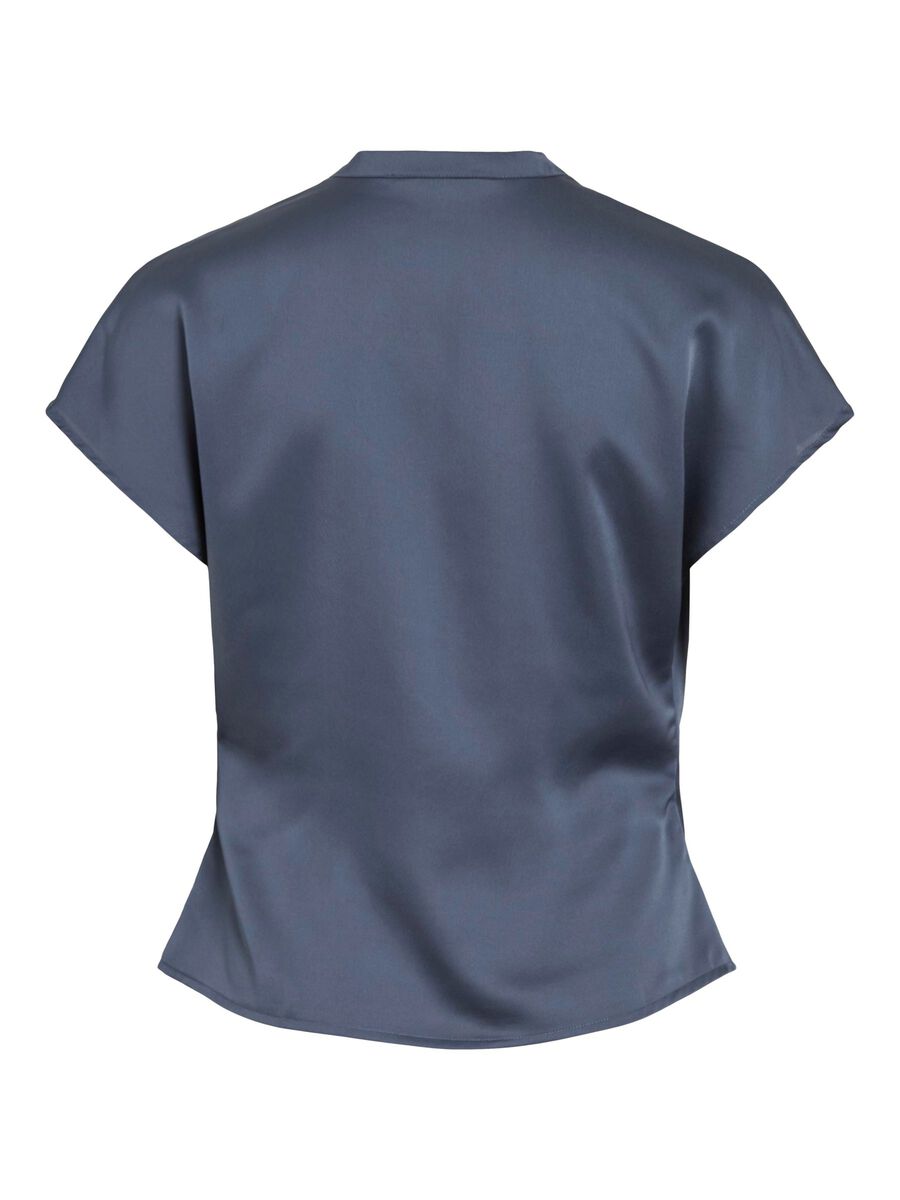 VILA TOP À MANCHERONS, Vintage Indigo, highres - 14112849_VintageIndigo_002.jpg