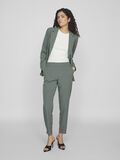 VILA VICARRIE MID-RISE CROPPED TROUSERS, Duck Green, highres - 14081274_DuckGreen_005.jpg