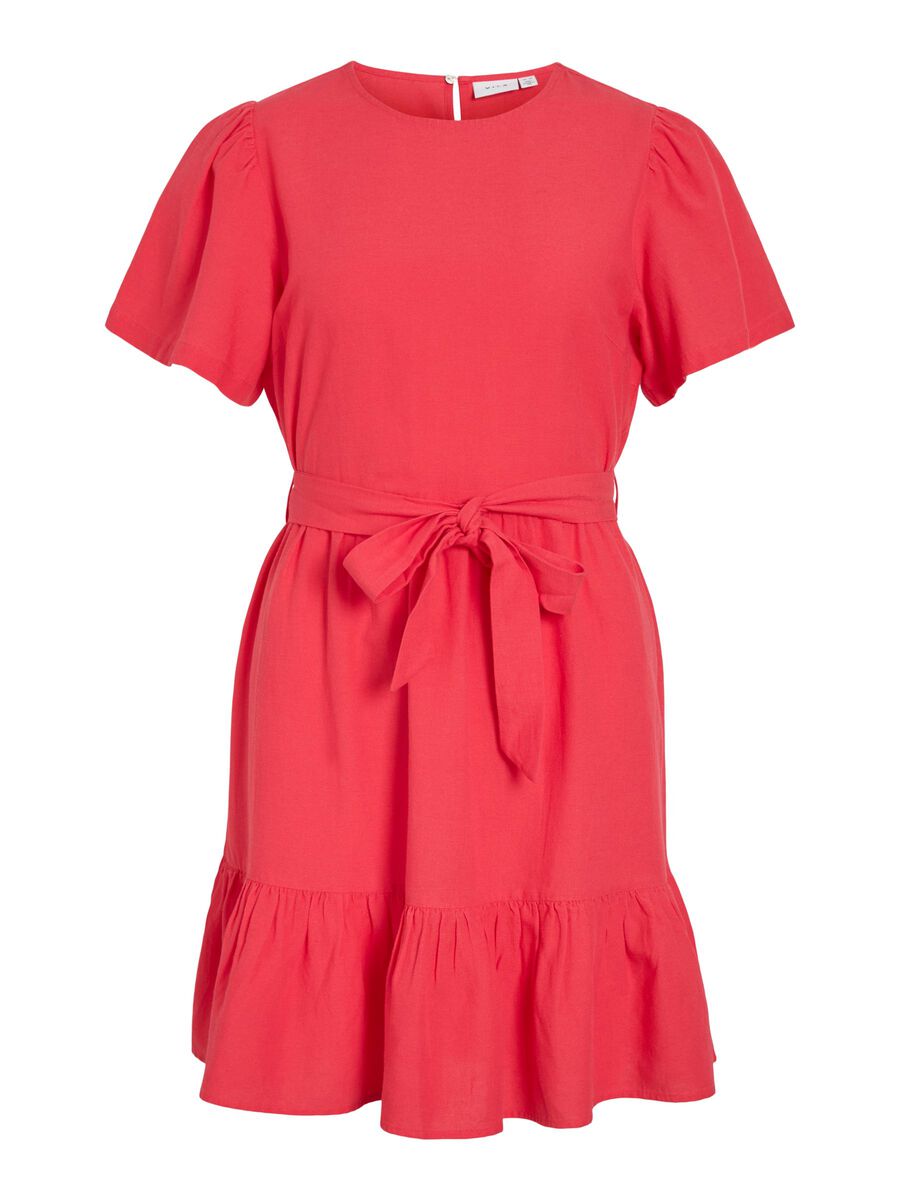 Product carousel image - VIPRISILLA SHORT SLEEVED SHORT DRESS, Hibiscus | 1