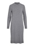 VILA VIRIL LONG SLEEVED MIDI DRESS, Medium Grey Melange, highres - 14061427_MediumGreyMelange_001.jpg