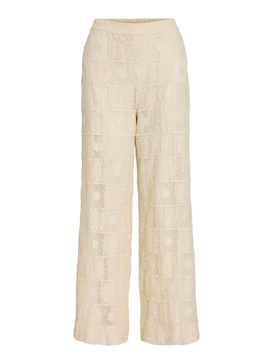 VILA HIGH WAIST TROUSERS, Birch, highres - 14106933_Birch_001.jpg