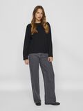 VILA ROUND NECK KNITTED PULLOVER, Black Beauty, highres - 14102628_BlackBeauty_005.jpg
