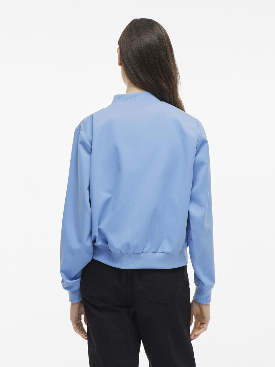 VILA FERMETURE ÉCLAIR VESTE BOMBER, Blissful Blue, highres - 14107223_BlissfulBlue_1186626_004.jpg