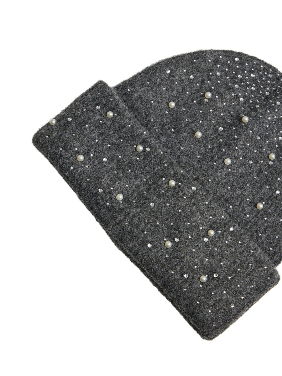 VILA ORNÉ BONNET, Dark Grey Melange, highres - 14104463_DarkGreyMelange_004.jpg