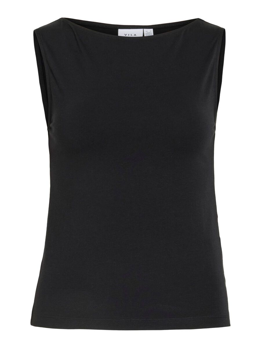 Product carousel image - TOP BEZ RĘKAW&Oacute;W, Black | 2