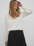Vila V-HALS SHIRT MET LANGE MOUWEN, Cloud Dancer, highres - 14080433_CloudDancer_006.jpg