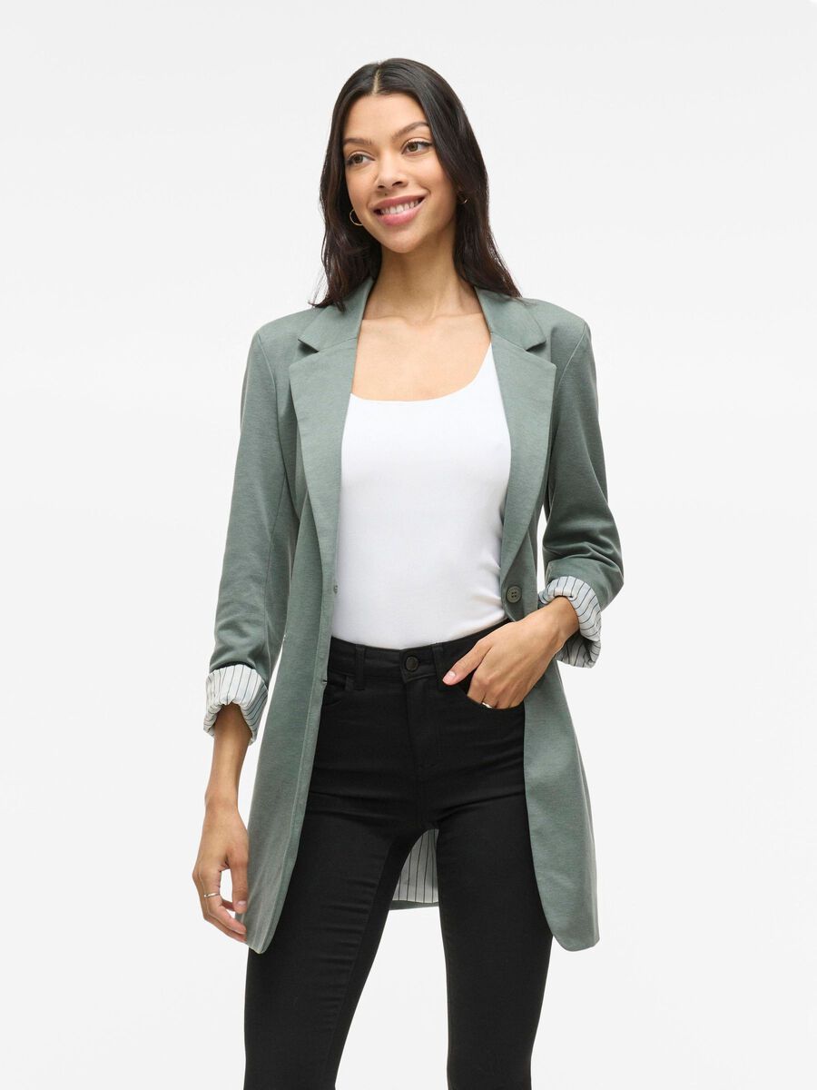 VILA LANGER JERSEY BLAZER, Laurel Wreath, highres - 14109501_LaurelWreath_003.jpg