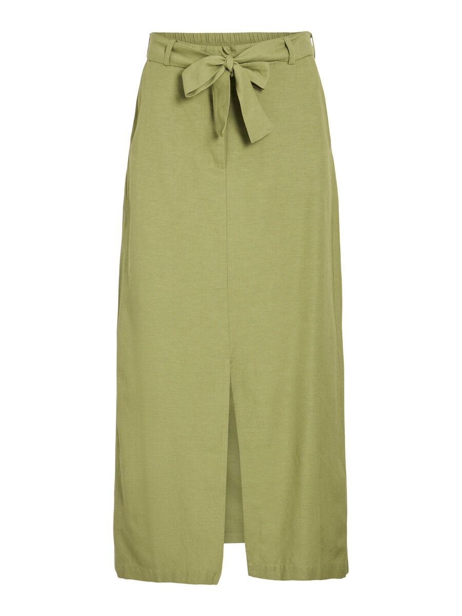 VILA VIPRISILLA MIDI PENCIL SKIRT, Sage, highres - 14104797_Sage_001.jpg