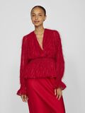 VILA LONG SLEEVED V-NECK BLOUSE, Fiery Red, highres - 14083306_FieryRed_003.jpg