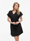 VILA SHORT SLEEVED SHORT DRESS, Black Beauty, highres - 14105084_BlackBeauty_003.jpg