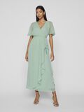 VILA SHORT SLEEVED MAXI DRESS, Silt Green, highres - 14106383_SiltGreen_003.jpg