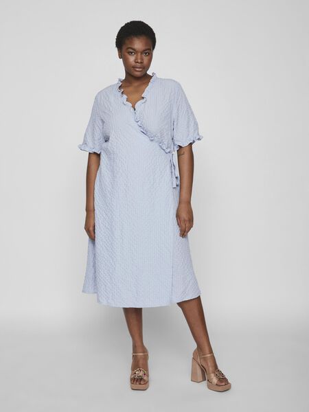 Vila CURVE - MIDI WRAP DRESS, Kentucky Blue, highres - 14085155_KentuckyBlue_003.jpg