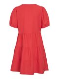 VILA SHORT-SLEEVED SHORT DRESS, Poppy Red, highres - 14086279_PoppyRed_002.jpg