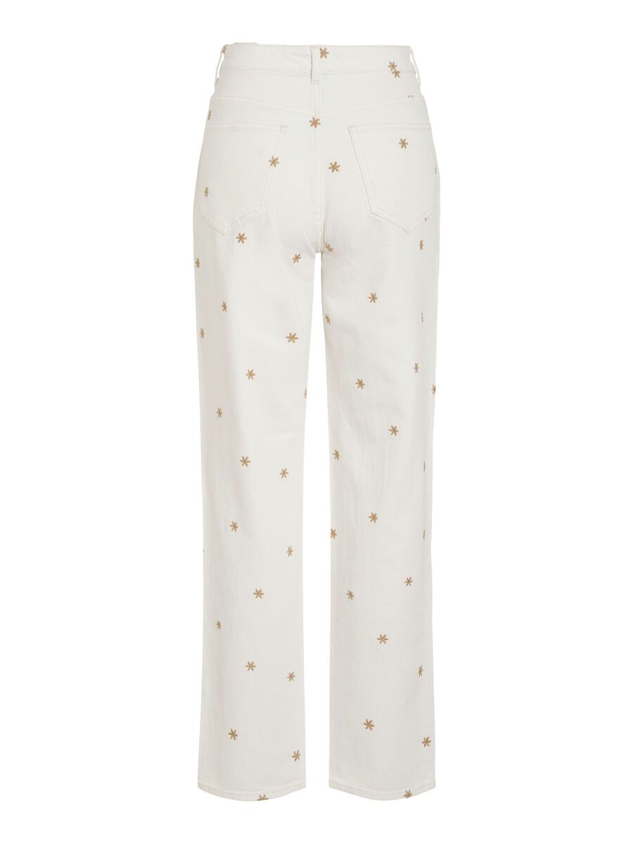 Product carousel image - VIKELLY CINTURA ALTA JEANS STRAIGHT FIT, White Denim | 2