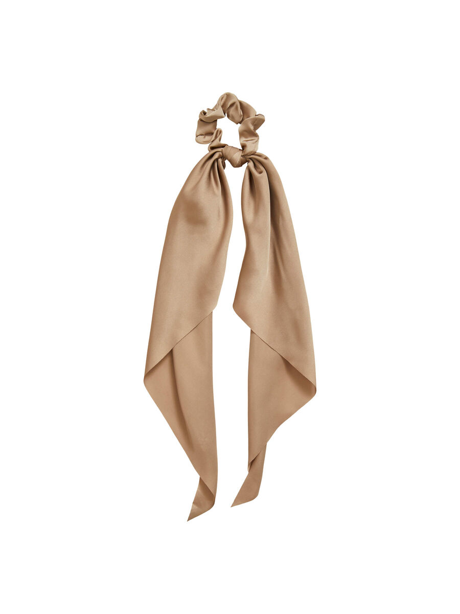 Carousel image - SHINY SCARF SCRUNCHIE, Cuban Sand | 2