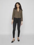 VILA VISARAH MELLEMHØJ TALJE SKINNY FIT JEANS, Black Denim, highres - 14082131_BlackDenim_005.jpg
