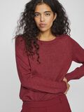 VILA VIRIL ROUND NECK KNITTED PULLOVER, Cabernet, highres - 14054177_Cabernet_958812_006.jpg