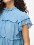 VILA VIPRETA HOGE KRAAG TOP MET KAPMOUWEN, Blissful Blue, highres - 14112805_BlissfulBlue_006.jpg