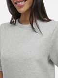 VILA KORTE MOUWEN MIDI JURK, Light Grey Melange, highres - 14107339_LightGreyMelange_006.jpg