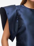 Product image thumbnail - VISHINA - ENCOLURE RONDE TOP &Agrave; MANCHES COURTES, Navy Blazer | 3