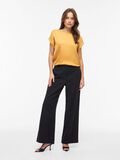 Product image thumbnail - VIELLETTE SHORT SLEEVED TOP, Amber Gold | 4