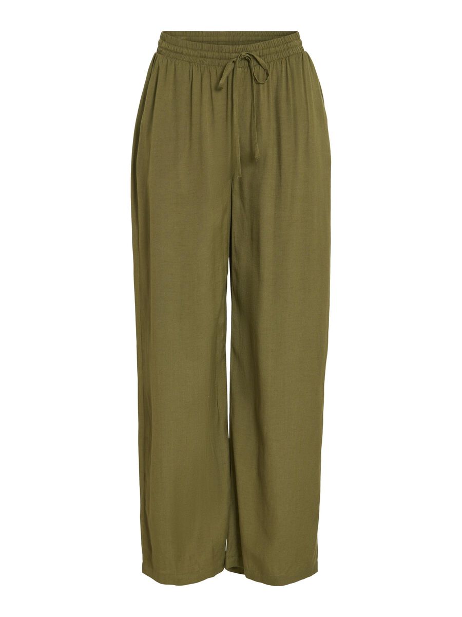 VILA LOOSE FIT PANTALONI, Capulet Olive, highres - 14079560_CapuletOlive_001.jpg