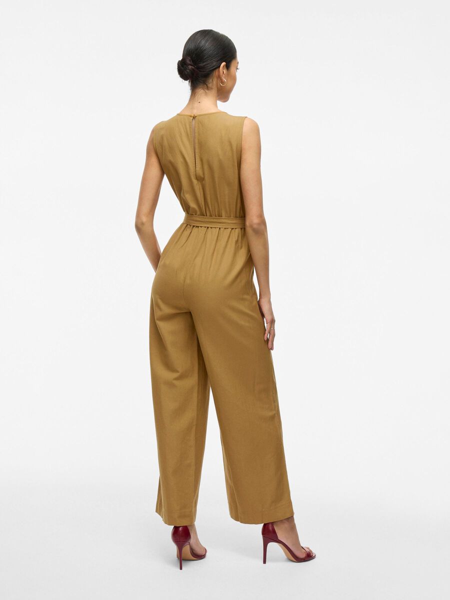 VILA VIPRISILLA SLEEVELESS JUMPSUIT, Wood Thrush, highres - 14104792_WoodThrush_004.jpg
