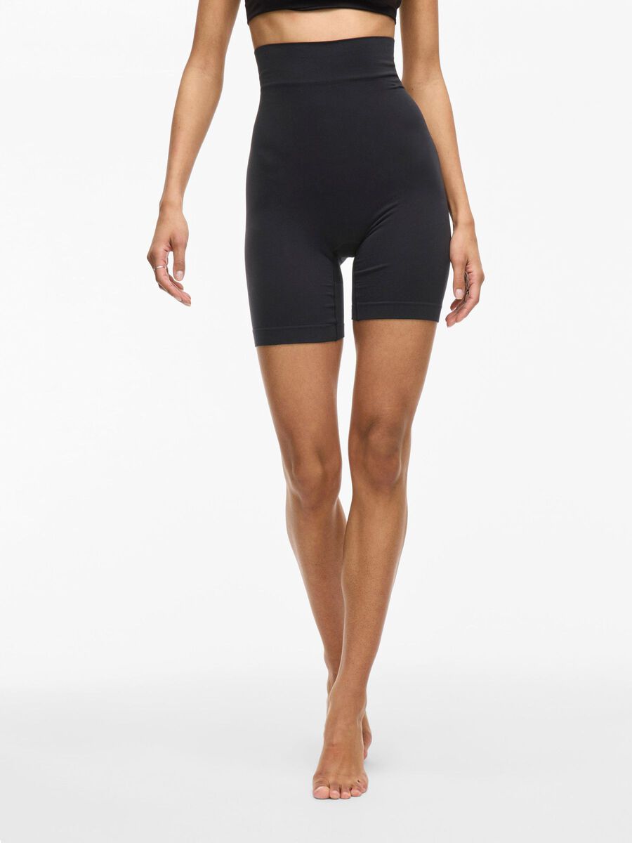 VILA VIMACIE SEAMLESS SHORTS, Black Beauty, highres - 14104608_BlackBeauty_003.jpg