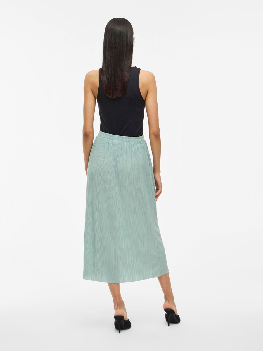 VILA VIPLISA HIGH WAIST MIDIROCK, Blue Surf, highres - 14111136_BlueSurf_004.jpg