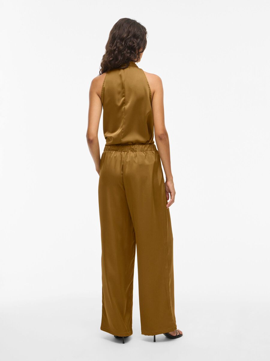 VILA VIFADIA HIGH WAIST TROUSERS, Tapenade, highres - 14114303_Tapenade_004.jpg