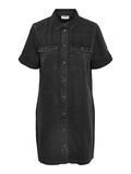 Noisy May KORTE MOUWEN DENIM JURK, Black, highres - 27030039_Black_001.jpg