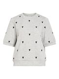Product image thumbnail - SWEAT-SHIRT &Agrave; MANCHES COURTES, Light Grey Melange | 5
