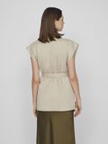 Vila BELTED WRAP GILET, Feather Gray, highres - 14095208_FeatherGray_004.jpg