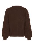 Vila CABLE KNITTED PULLOVER, Shaved Chocolate, highres - 14087544_ShavedChocolate_1040400_002.jpg