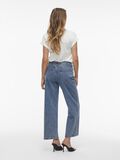 VILA REGULAR WAIST WIDE FIT JEANS, Medium Blue Denim, highres - 14105846_MediumBlueDenim_004.jpg