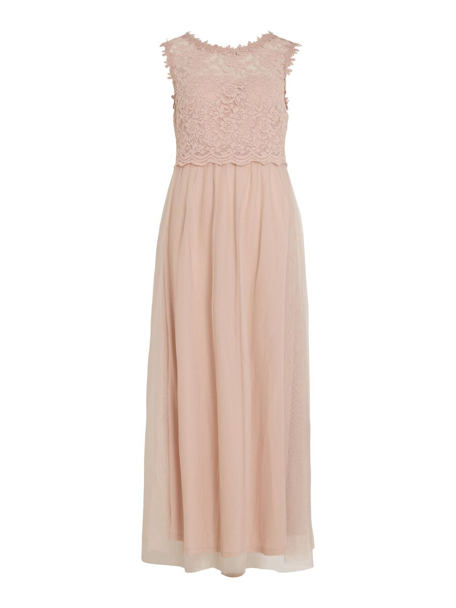 VILA VILYNNEA LACE MAXI DRESS, Misty Rose, highres - 14052673_MistyRose_1038644_001.jpg