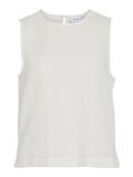 VILA ROUND NECK SLEEVELESS TOP, Snow White, highres - 14105425_SnowWhite_001.jpg