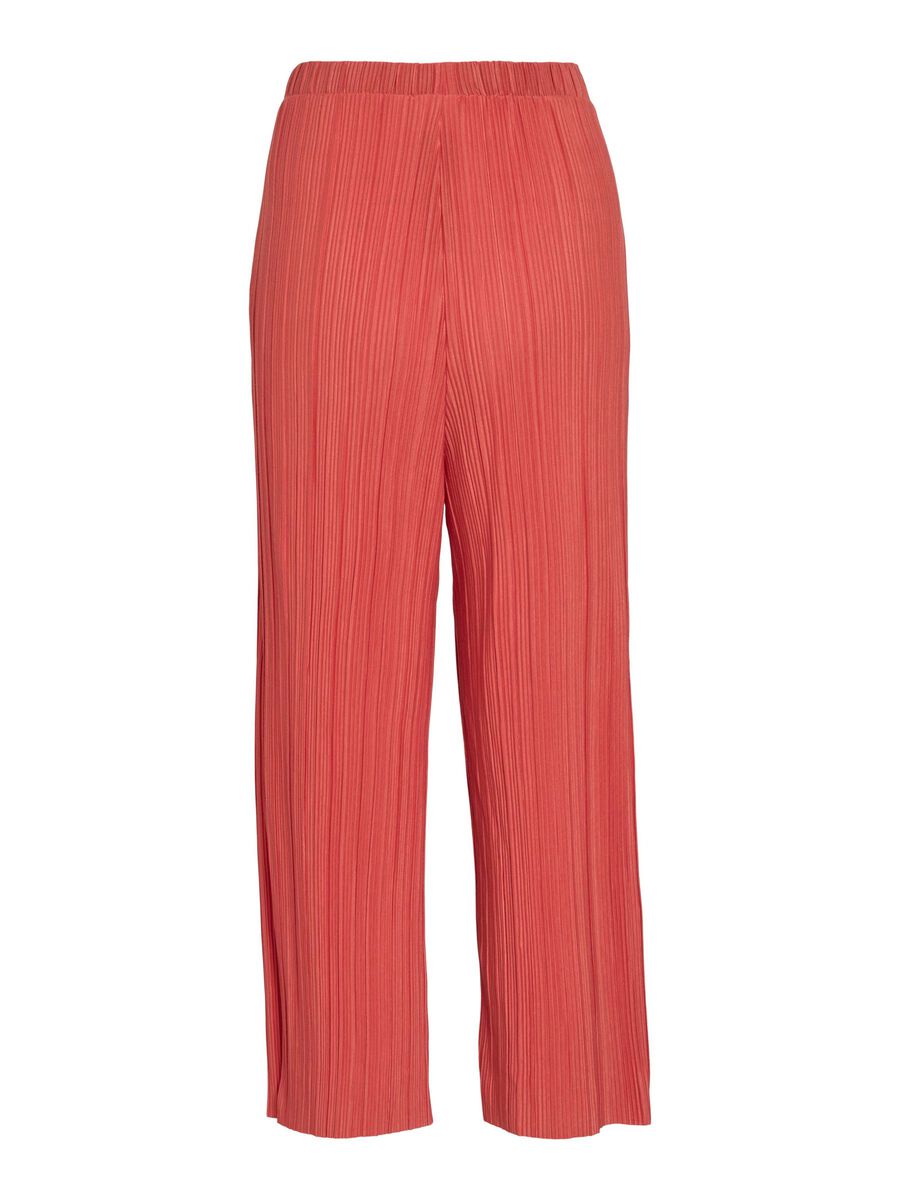 VILA HIGH WAIST CULOTTE TROUSERS, Paprika, highres - 14096324_Paprika_002.jpg