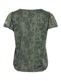 VILA VISTASIA V-NECK SHORT SLEEVED TOP, Laurel Wreath, highres - 14111231_LaurelWreath_002.jpg
