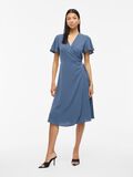 VILA VILOVIE MANGAS CORTAS VESTIDO ENVOLVENTE, Vintage Indigo, highres - 14059666_VintageIndigo_005.jpg