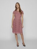 VILA SHORT SLEEVED LACE PARTY DRESS, Mesa Rose, highres - 14067460_MesaRose_005.jpg