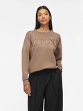 Product image thumbnail - VIREFLECT ROUND NECK LONG SLEEVED SWEATSHIRT, Fossil | 1