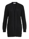 VILA VIDALO BASIC KNITTED CARDIGAN, Black, highres - 14097125_Black_001.jpg